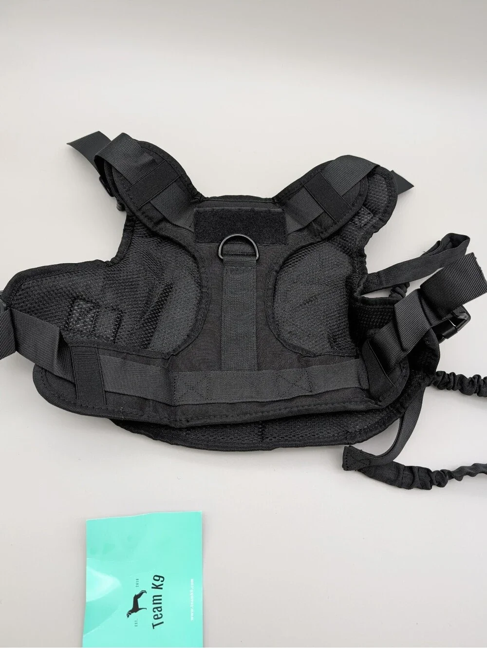 Team K9 Large Black Tactical Dog Harness w/ Handle and Adjustable Straps [COPY]